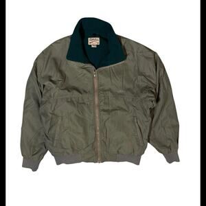 Cabelas green bomber jacket with